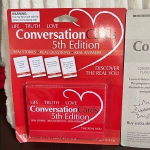 Red Conversation Cards 5th Edition